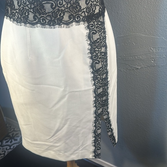 Black and white dress. Black lace. Size 6 Rachel Roy - Picture 7 of 7